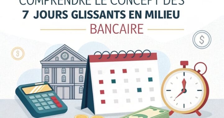 Comprendre le concept des 7 jours glissants en milieu bancaire