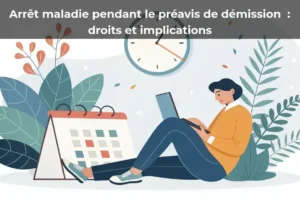 Arrêt maladie pendant le préavis de démission&nbsp;: droits et implications