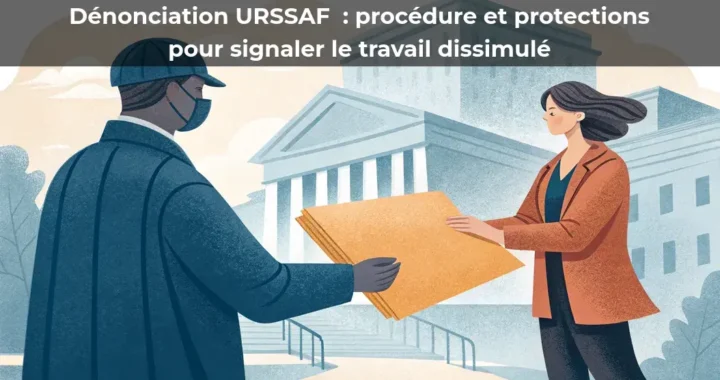 Dénonciation URSSAF&nbsp;: procédure et protections pour signaler le travail dissimulé