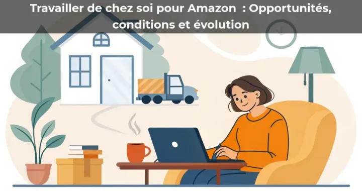 Travailler de chez soi pour Amazon&nbsp;: Opportunités, conditions et évolution