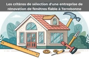 Les critères de sélection d’une entreprise de rénovation de fenêtres fiable à Terrebonne