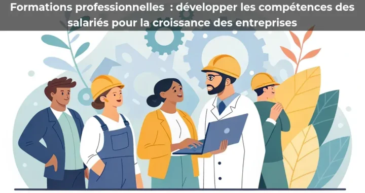 Formations professionnelles : développer les compétences des salariés pour la croissance des entreprises