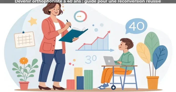 Devenir orthophoniste à 40 ans&nbsp;: guide pour une reconversion réussie