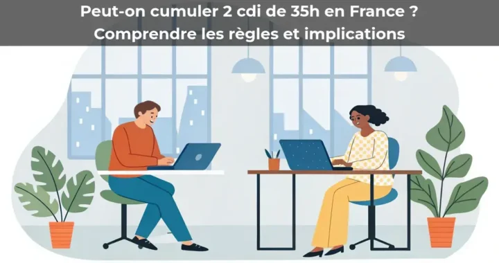 Peut-on cumuler 2 cdi de 35h en France&nbsp;? Comprendre les règles et implications