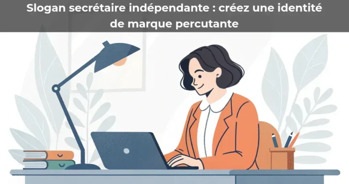 Slogan secrétaire indépendante&nbsp;: créez une identité de marque percutante